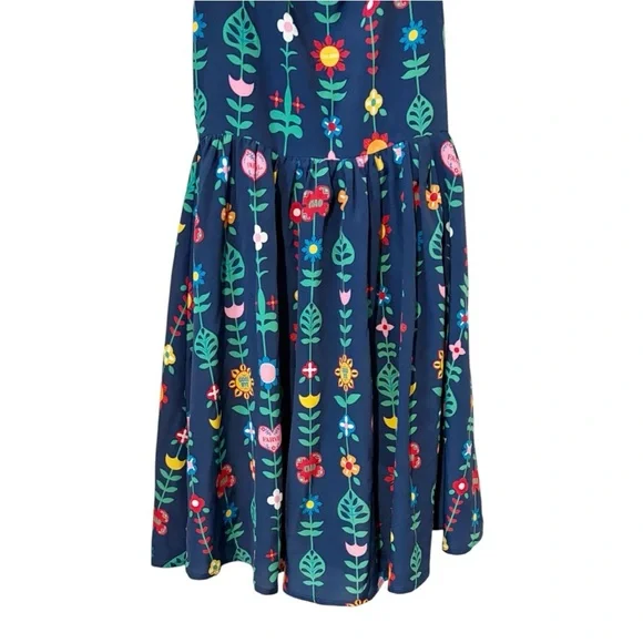 Disney Parks It's a Small World Dress Tank Colorful Mary Blair Blue Sz XL - Picture 5 of 11